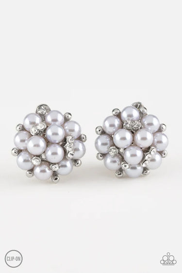 Par Pearl - Silver Clip-On